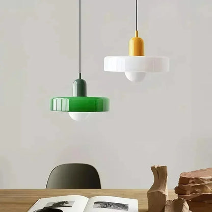 Lampes suspendues en verre rétro nordique intérieur E27 LED lustre salon salle à manger chambre cuisine luminaires décoratifs