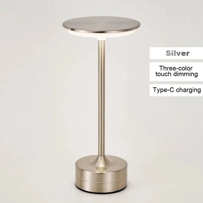 LED lampe de Table capteur tactile veilleuse USB Rechargeable Dimmable Portable chambre sans fil lampe de lecture Restaurant hôtel Bar