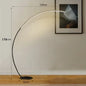 Lampadaire Led nordique moderne en forme d'arc, lumière sur pied avec télécommande à intensité variable, pour salon, chambre à coucher, canapé, étude, éclairage décoratif